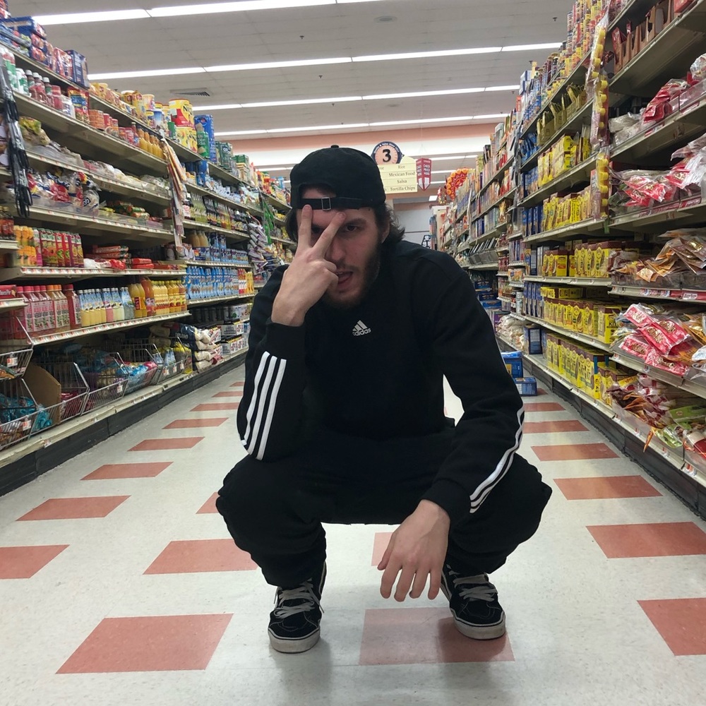 Adidas black and white sweater